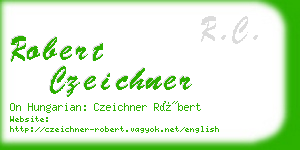 robert czeichner business card